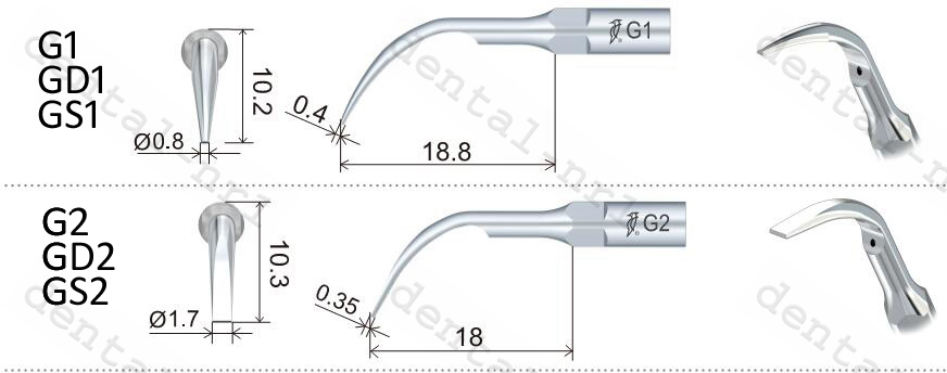1Stk Spitze Tip G1/G2/G3/G4/G5/G6/G7/G8/G9/G10/G21/G31/G32,supragingival Scaling *EMS *Woodpecker kompatible, CE/FDA