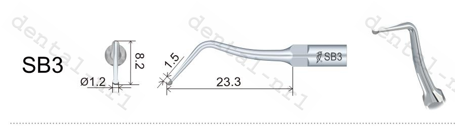 5Stk/woodpecker Kavitätenpräparation Spitze SB1 SB2 SB3 SBL SBR für ems/woodpecker, CE