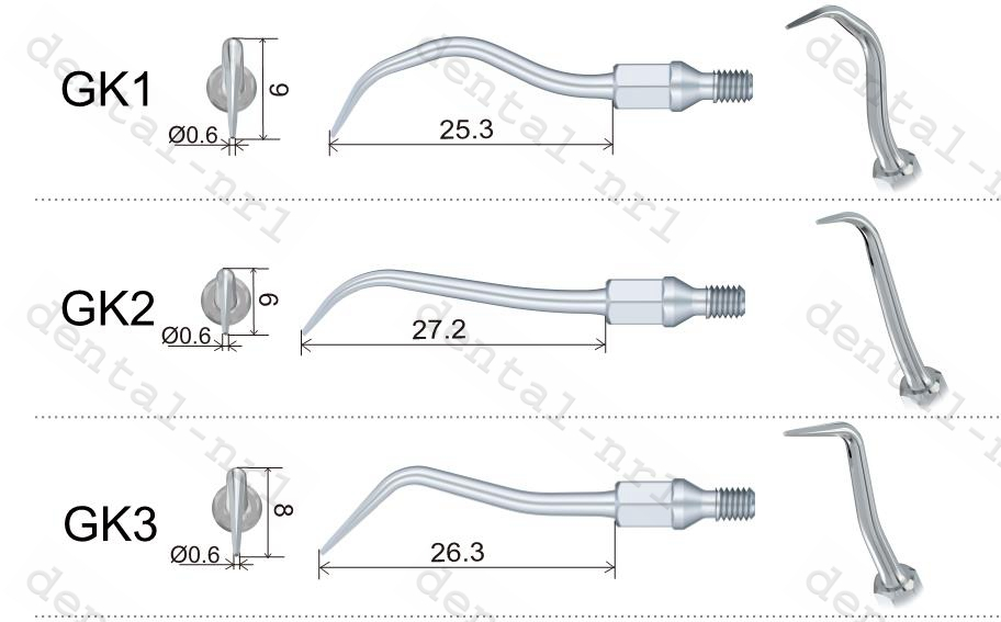 1stk Woodpecker Scaler Tip GK1/ GK2/ GK3/ GK4/ GK5/ GK6/ GK7,KaVo* Sonicflex* 2003 kompatibel ,CE/FDA