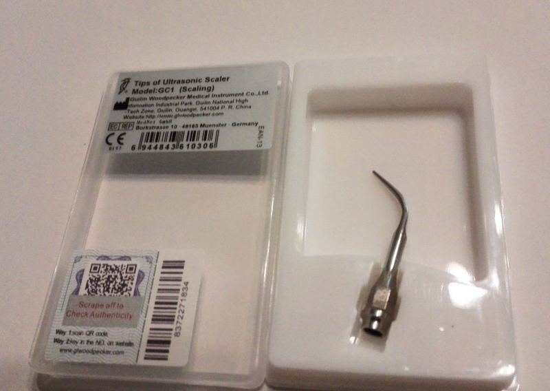 1Stk woodpecker ZEG Spitze GC1/ GC2/ PC1,*KaVo Sonasoft* kompatibel,*KaVo compatible,CE/FDA