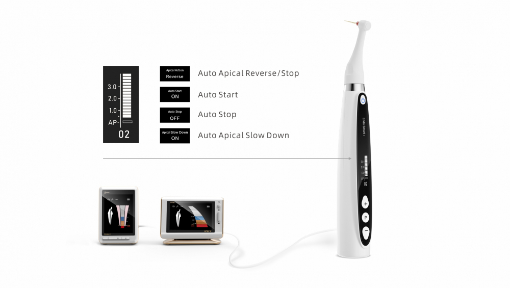 (Aktion!)WOODPECKER ENDO SMART PLUS,neue Generation, bürstenlos,6:1 Mini-Winkelstück,CE/FDA
