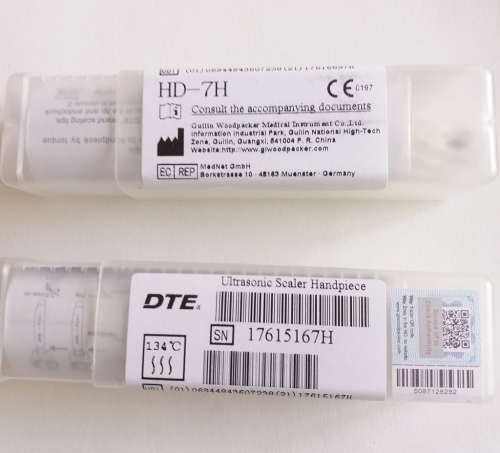 10x HD-7H scaler handpiece mit ohne LED -woodpecker ZEG Handstück ,DTE kompatible,CE/FDA