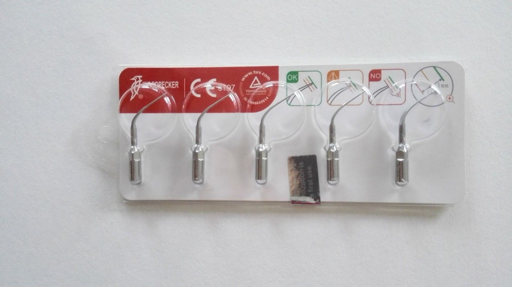 5stk Parodontologie Tips P1, P2R, P2L, P3, P3R, P3L, P3D, P4, für *ems / woodpecker Scaler CE/FDA