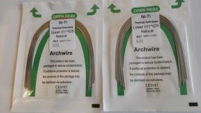 Niti thermische aktiv Bögen,Rechteck Naturform U/L,20stk,CE/FDA(Wählen Sie die Größen)