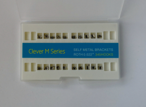 Dental Metall Selbstligierende/self-ligating Brackets,U/L 5-5,hooks 345,CE/FDA