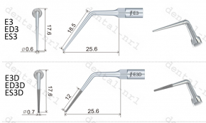5Stk WOODPECKER ZEG-Spitze Tip ED1,ED2,ED3,ED1T,ED2T,ED3D,DTE Serie,endo tips,CE/FDA