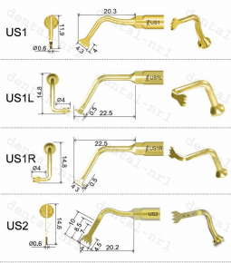 Spitze für Knochenchirurgie US1/ US1L/US1R/ US2/ US3/ US4/ US5/ US6, für woodpecker/* Mectron-Ultrachirurgie, CE/FDA