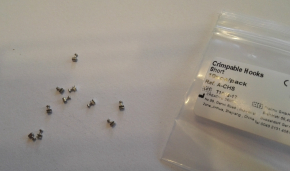 10stk Dental kieferorthopädische Crimphaken,kurz=1.3mm,mittel=2.2mm,lang=3mm, CE/FDA