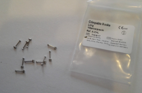 10stk Dental kieferorthopädische Crimphaken,kurz=1.3mm,mittel=2.2mm,lang=3mm, CE/FDA