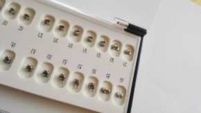 Dental metal passive self ligating brackets with tubes, U/L7x7 ,Hooks345 ,CE/FDA