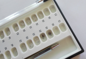 Dental Keramik passiver Selbst Brackets, U/L 5x5, Hooks 345,CE/FDA
