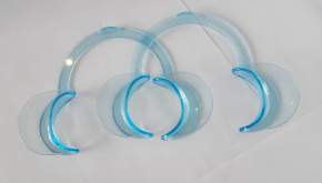 2XC-Form dental cheek retractor,Lippe Retractor,Mundöffner,mouth opener,blau L