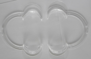 2XC-Form dental cheek retractor,Lippe Retractor,Mundöffner,mouth opener,transparent M