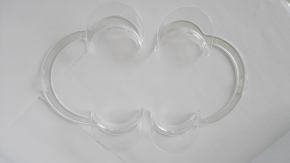 2XC-Form dental cheek retractor,Lippe Retractor,Mundöffner,mouth opener,transparent L