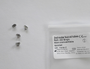 4stk Dental molar Bondable Single Tubes,nun-convertible,nicht konvertierbar,ROTH022 2nd,UL/UR/LL/LR,CE/FDA