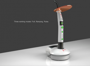 WOODPECKER LED C, wireless, two changeable batteries,three working modes,CE/FDA