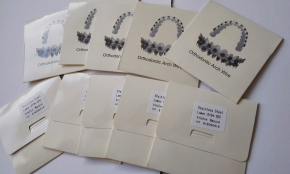 20stk hohe Qualität Edelsthal Rechteck Archwire Bögen,Super Elastic - Naturform, U/L,CE/FDA(Wählen Sie die Größen)