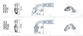 1Stk Woodpecker ZEG-Spitze Tip ED1/ ED2 ... DTE Serie , endo tips,CE/FDA