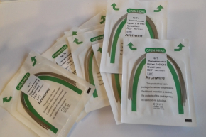 Niti thermische aktiv Bögen,Rechteck eiförmige Form U/L,20stk,CE/FDA(Wählen Sie die Größen)