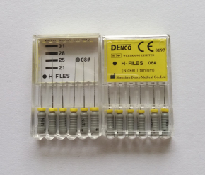 2pack niti H Files, L=25mm, 6#-40#,wählenbar Größe , Wurzelkanal H-Feilen, CE