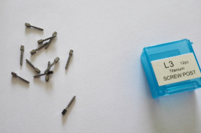 Dental Titanium Schraubenpfosten ,Titanium Screw Post,Einzelgröße,12stk/pack,L1/L2/L3/L4/L5/M1/M2/M3/S1/S2/S3,CE