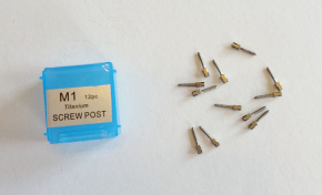 Dental Titanium Schraubenpfosten ,Titanium Screw Post,Einzelgröße,12stk/pack,L1/L2/L3/L4/L5/M1/M2/M3/S1/S2/S3,CE
