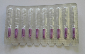 2 Pack Dental Edelstahl Stacheldraht, Nerven Broschen,0#-6#,Einzelgröße und sortiert Größen,21mm,10stk/pack,CE