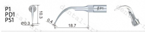 5stk/woodpecker Scaler Spitze Tipp PS1/PS3/PS4/PS3D/PS4D *Sirona kompatibel,Periodontics tip,CE/FDA