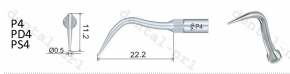 5stk/woodpecker Scaler Spitze Tipp PS1/PS3/PS4/PS3D/PS4D *Sirona kompatibel,Periodontics tip,CE/FDA