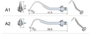 woodpecker Scaler Spitze Tipp A1T, original scaling tip fit AMDENT CE/FDA