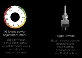 UDS-N6 LED, built-in scaler, woodpecker Dental Ultraschall-Scaler CE/FDA
