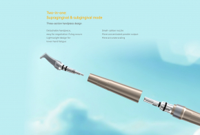 woodpecker Original Luftpolierer Supragingival Handstück AP-1 für Maschine AP-A, AP-B, supragingival,CE/FDA