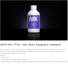 woodpecker Original GENTLE MINI 25um Glycin supragingival + subgingival Pulver (120g/Flasche)