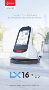 (Sommerangebote)Woodpecker LX16 PLUS, Innovatives blaues Halbleiterlasertherapiegerät mit drei Wellenlängen,CE/FDA