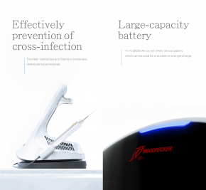 (Sommerangebote)Woodpecker LX16 PLUS, Innovatives blaues Halbleiterlasertherapiegerät mit drei Wellenlängen,CE/FDA