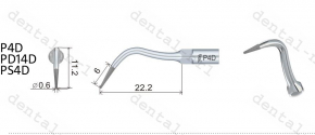 1stk WOODPECKER ZEG Spitze P3D / P4D ,EMS/WOODPECKER kompatibel,CE/FDA