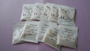 2 PACK 2.5OZ Dental kieferorthopädischer Latex Elastiken latex elastics ,1/8 , 3/16 ,1/4,5/16,3/8nach Wahl,CE/FDA